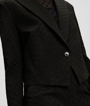 MONOGRAM CROPPED BLAZER