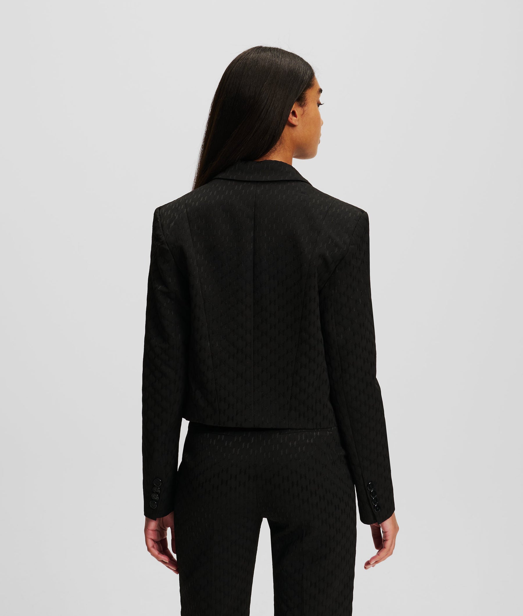 MONOGRAM CROPPED BLAZER