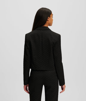 MONOGRAM CROPPED BLAZER