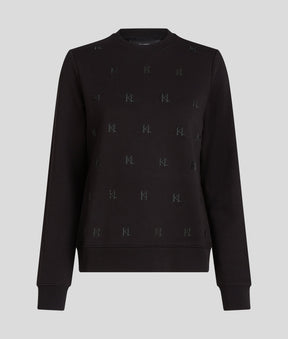 MONOGRAM RHINESTONE JUMPER