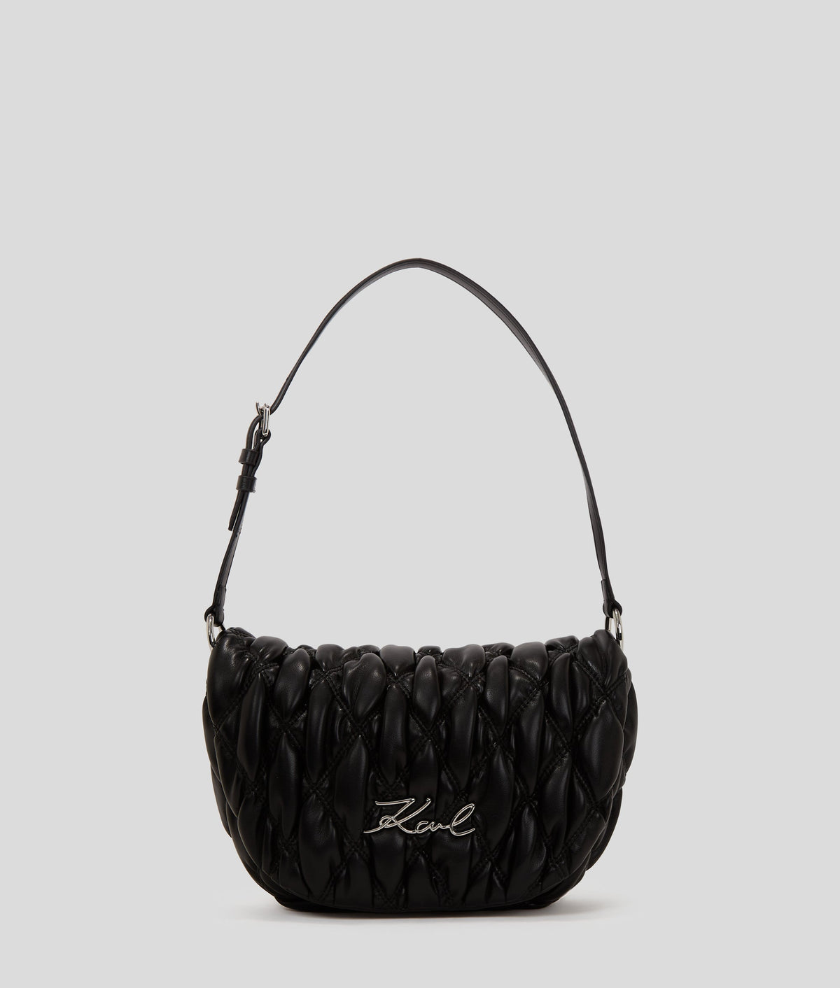 K/SIGNATURE QUILTED SHOULDER BAG