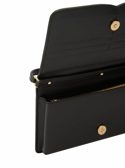 DG-logo leather phone bag