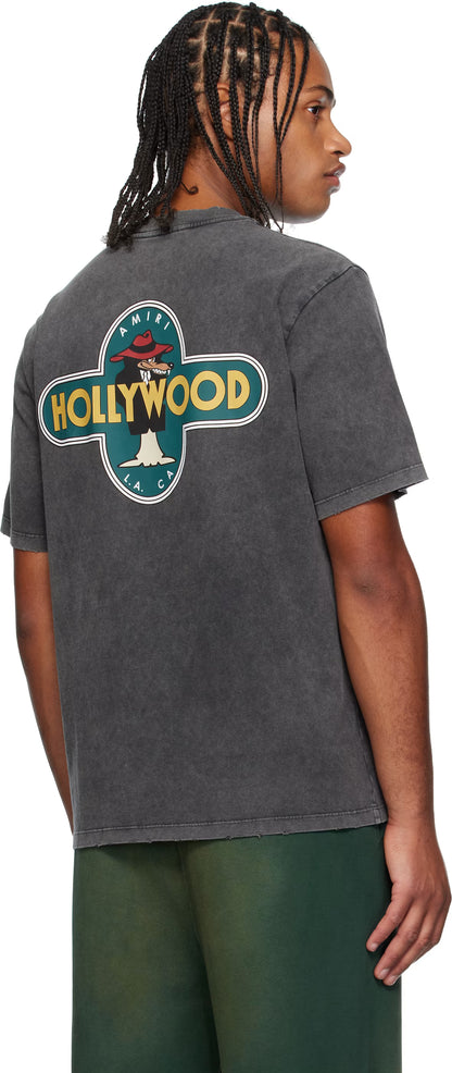Gray 'Hollywood' Wolf T-shirt