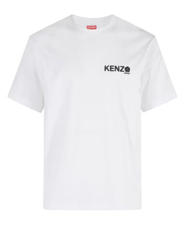 Kenzo White Flower T-Shirt Short Sleeve