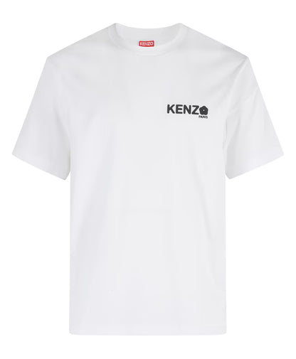 Kenzo White Flower T-Shirt Short Sleeve