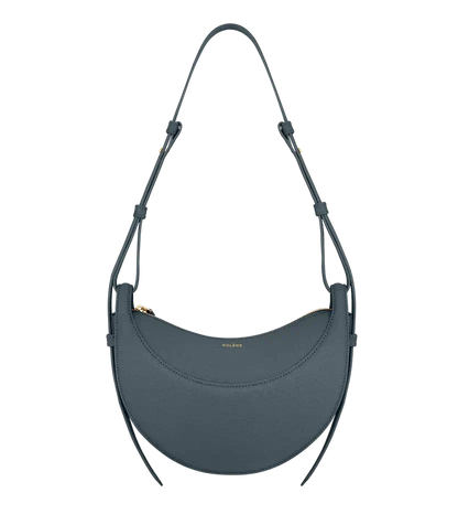 Polene Numéro Dix Edition Textured Midnight Blue - Size: One Size Bags | Shop From The Mirage