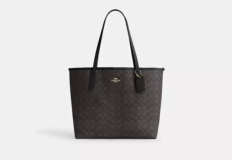 Coach City Tote Bag In Signature Canvas - Bags | Shop From The Mirage