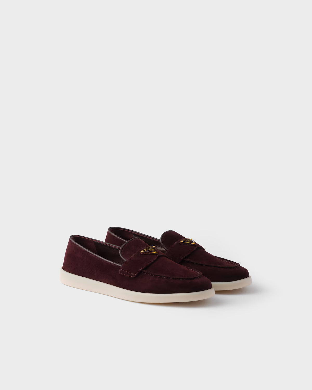 Suede leather loafers