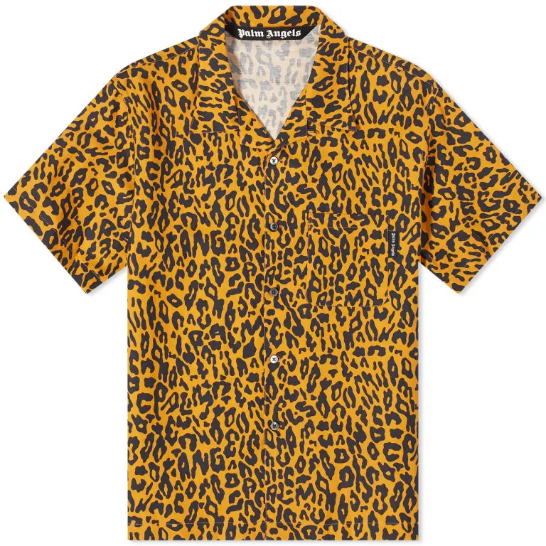 Palm Angels Leopard Vacation Shirt