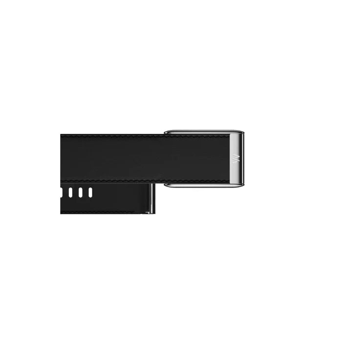 Whoop 5.0 Leatherluxe Tapered Black with Titanium Band (12 Month Peak Subscription Included)