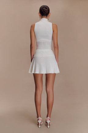 Indy Pointelle Knit Top - Ivory