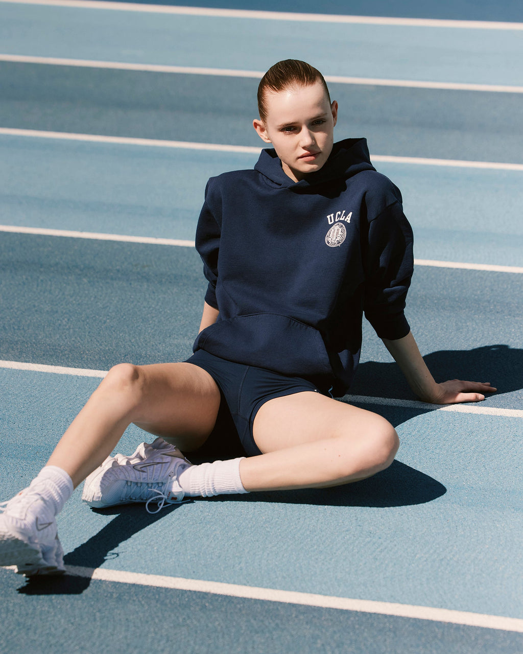 UCLA Crest Hoodie - Navy/White