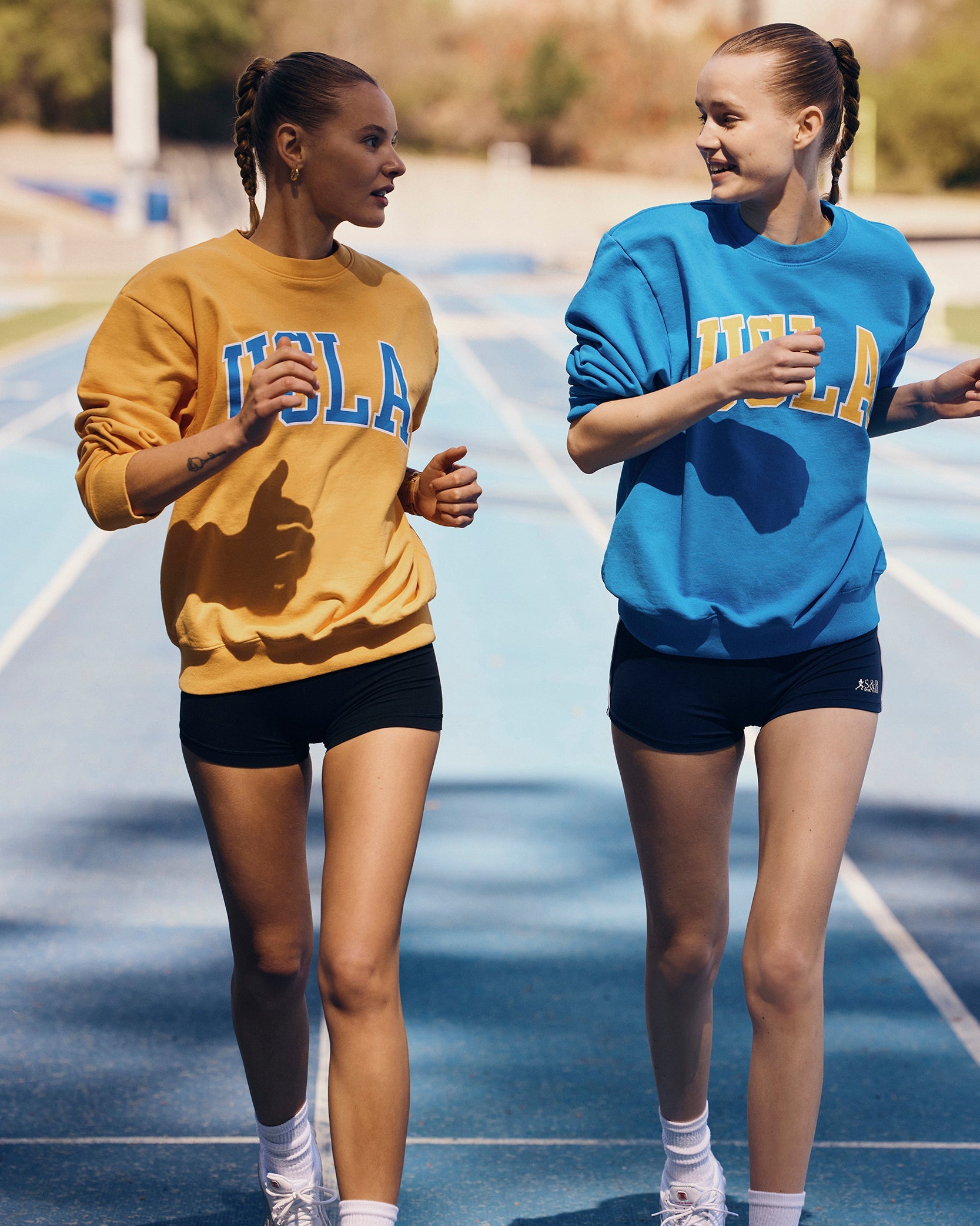UCLA Ivy Crewneck - Gold/Blue
