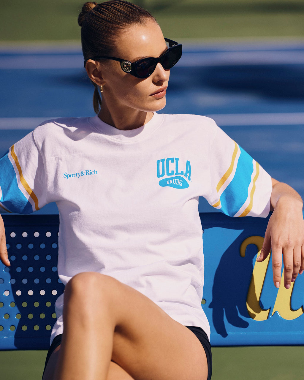 Westwood Rugby Tee - White/Blue/Gold