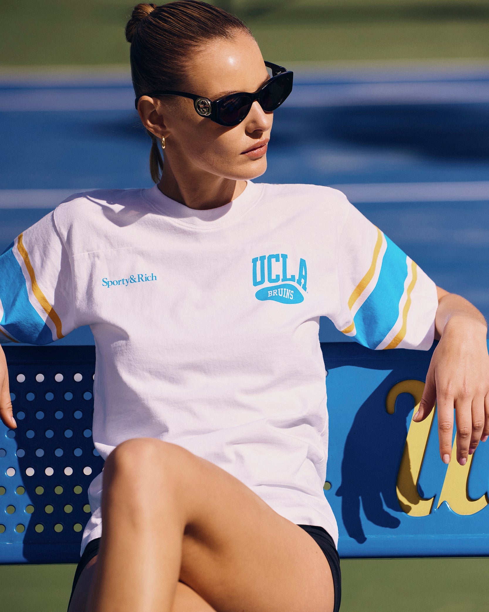 Westwood Rugby Tee - White/Blue/Gold