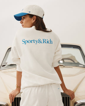 LA Hat - White/Team Blue