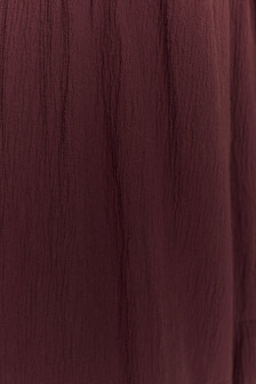 Lenny Front Tie Top - Chocolate