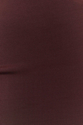 Haven Slinky Twist Midi Skirt - Chocolate