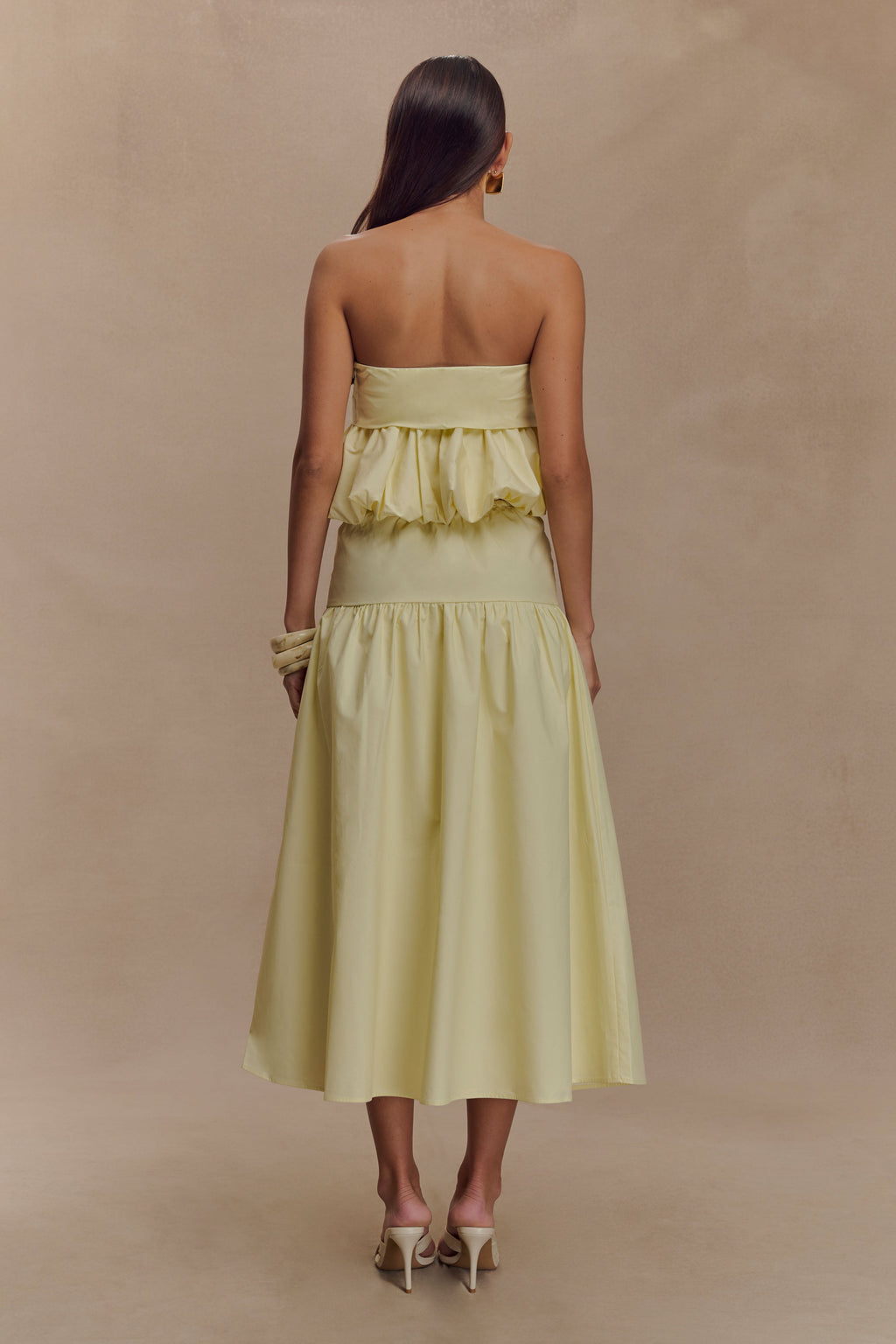 Amirah Midi Skirt - Lemon