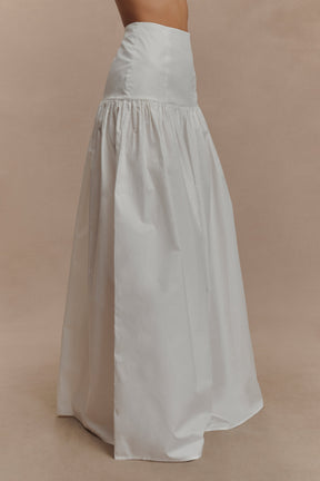 Autumn Maxi Skirt - White