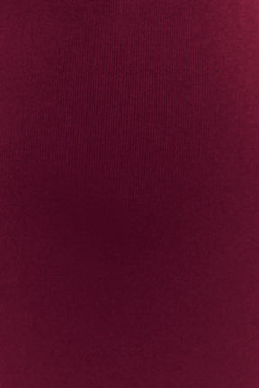 Darby Knit Scarf Maxi Dress - Merlot