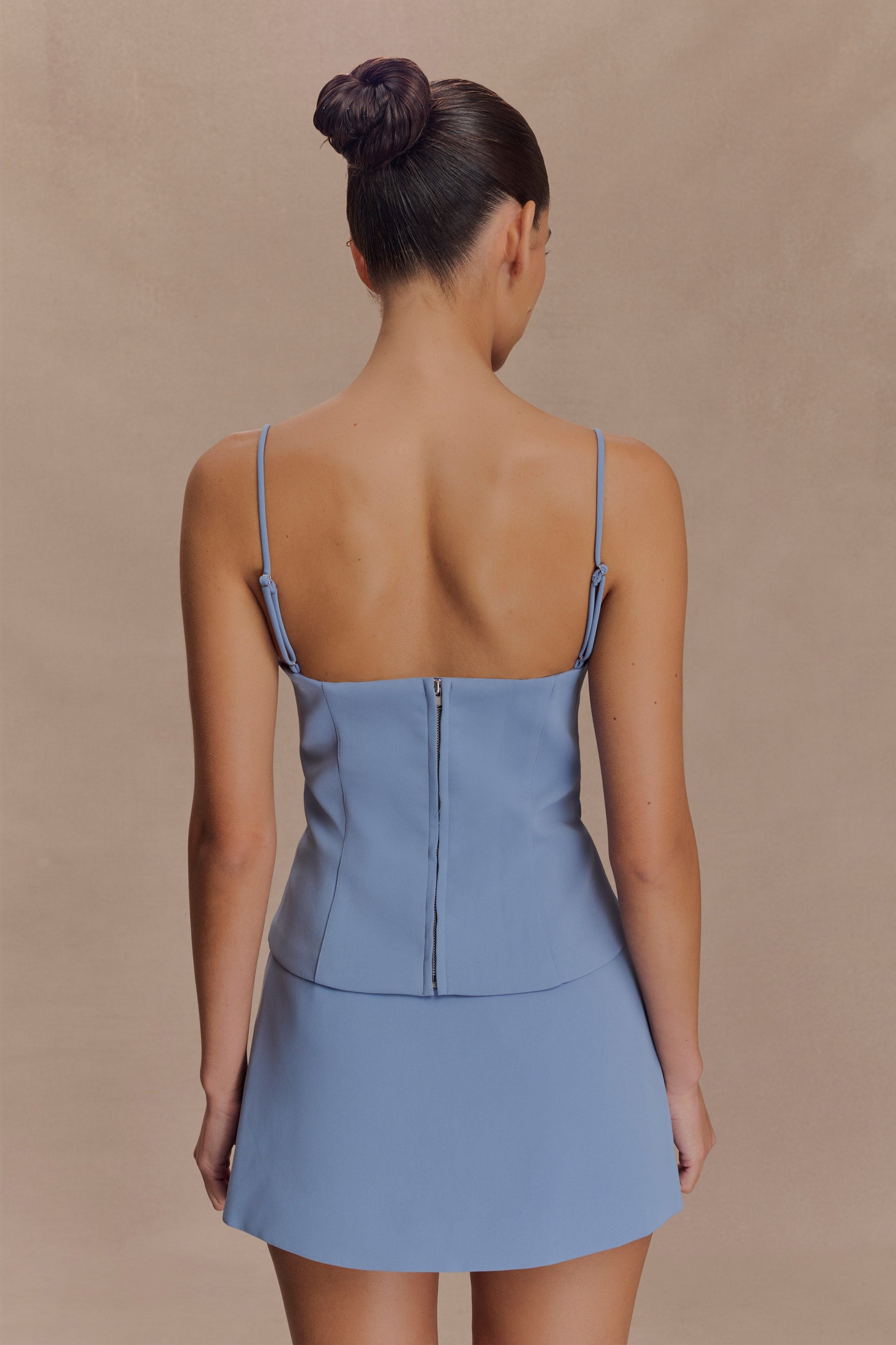 Jaime Suiting Mini Skort - Ocean Blue