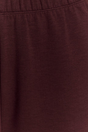 August Straight Leg Jogger - Chocolate