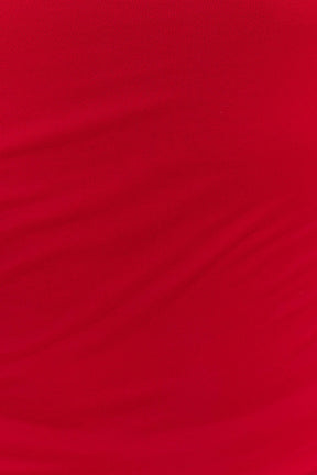 Bruna Slinky Fishtail Maxi Skirt - Red