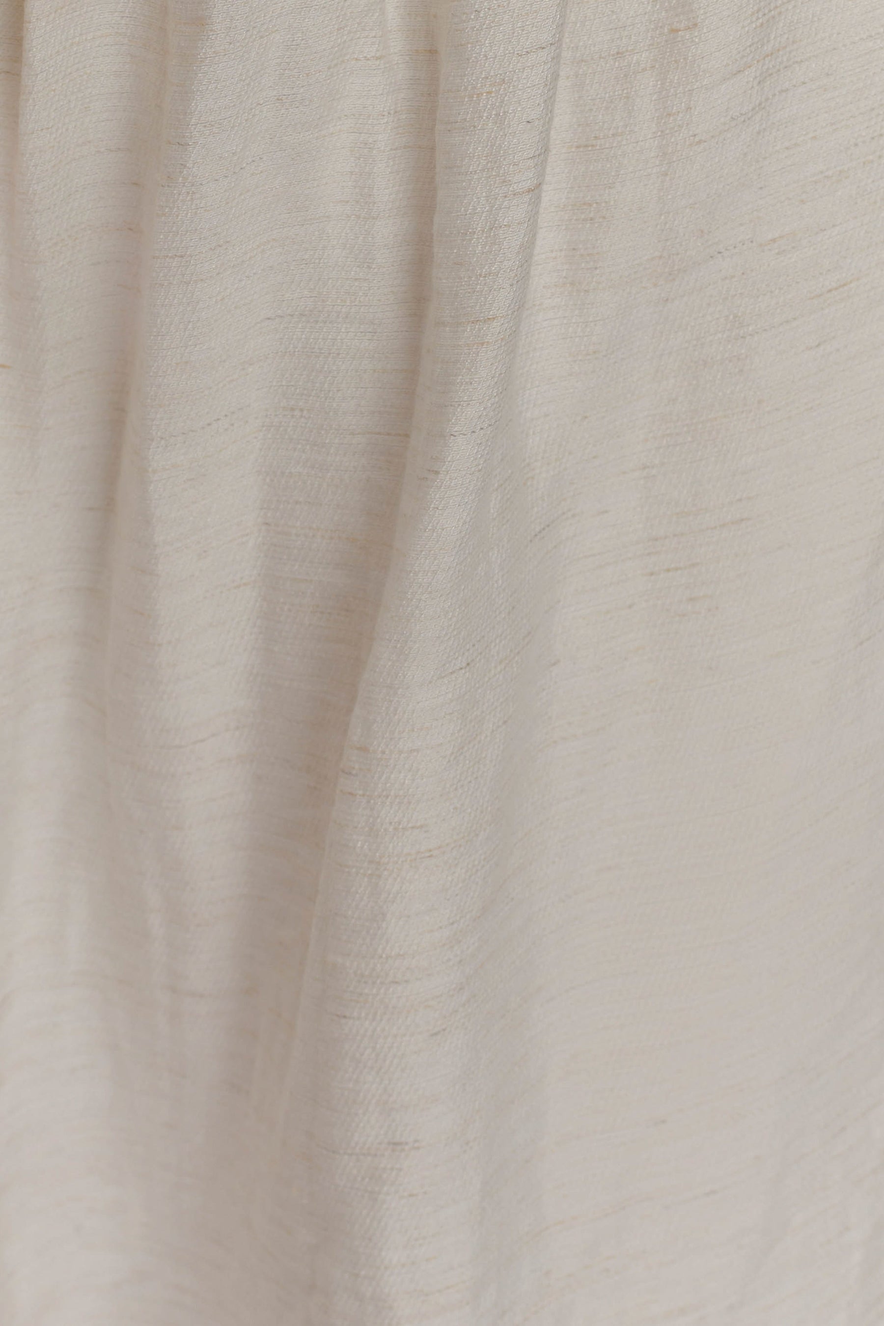 Scottie Gathered Linen Knot Maxi Skirt - Oat Marle