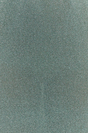 Gracelyn Twisted Metallic Knit Maxi Dress - Aqua