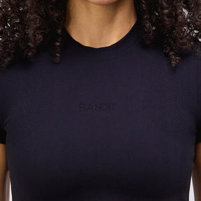 Mercury Seamless™ Women's Crop Tee - Black