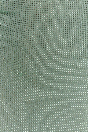 Genie Diamante Halter Midi Dress - Mint