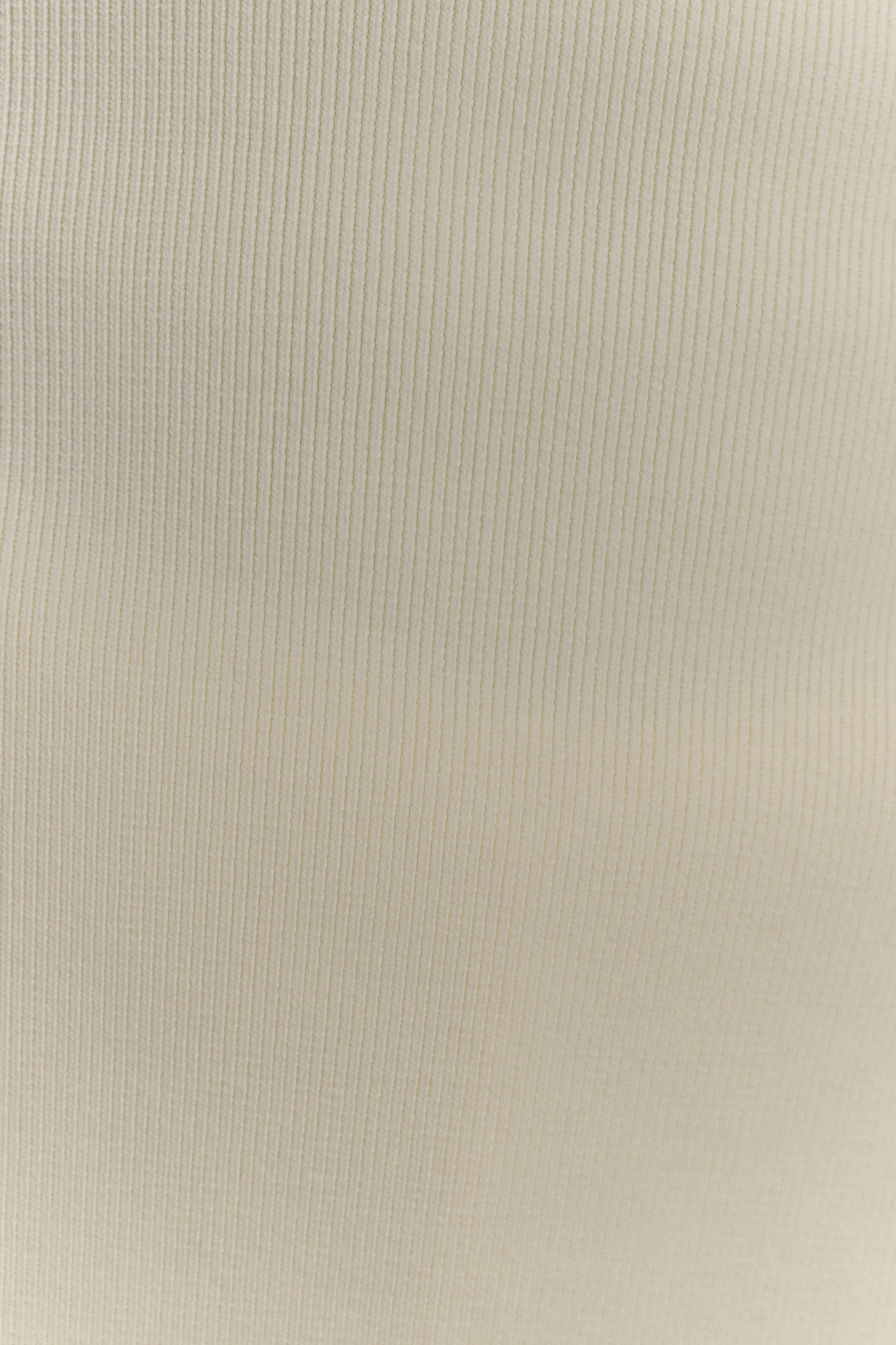 Anette Bandage Knit Strapless Top - Ivory