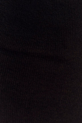 Ayella Cowl Knit Maxi Dress - Black