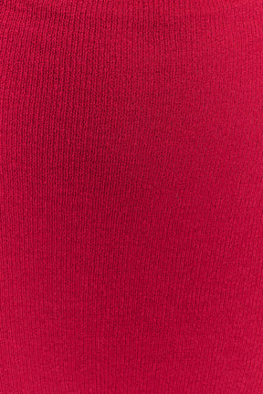 Ayella Cowl Knit Maxi Dress - Raspberry