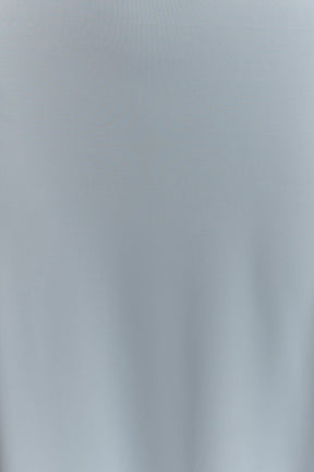 Raleigh Asymmetrical Slinky Midi Dress - Pale Blue