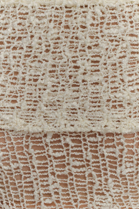 Cordelia Off Shoulder Knit Top - Ivory