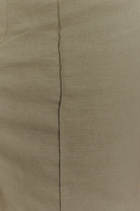 Brandi Linen Straight Leg Pant - Basil