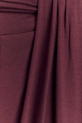 Ramona Modal Straight Leg Pant - Mahogany