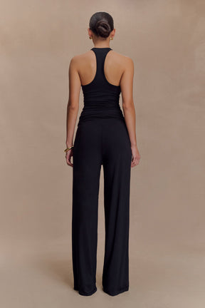 Ramona Modal Straight Leg Pant - Black