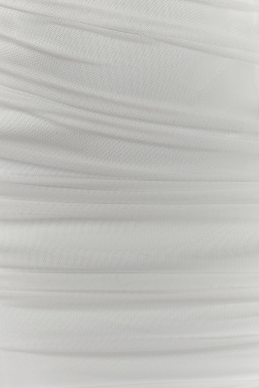 Jianna Strapless Mesh Mini Dress - White