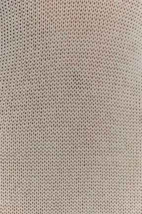 Ari Tape Yarn Knit Maxi Dress - White