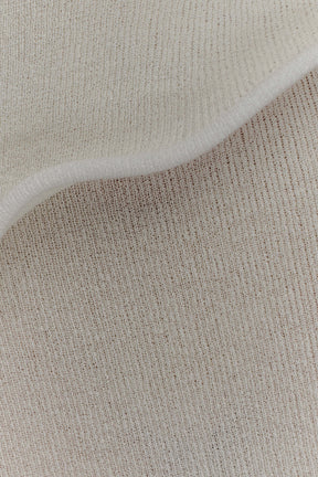 Caprice Halter Knit Maxi Dress - White