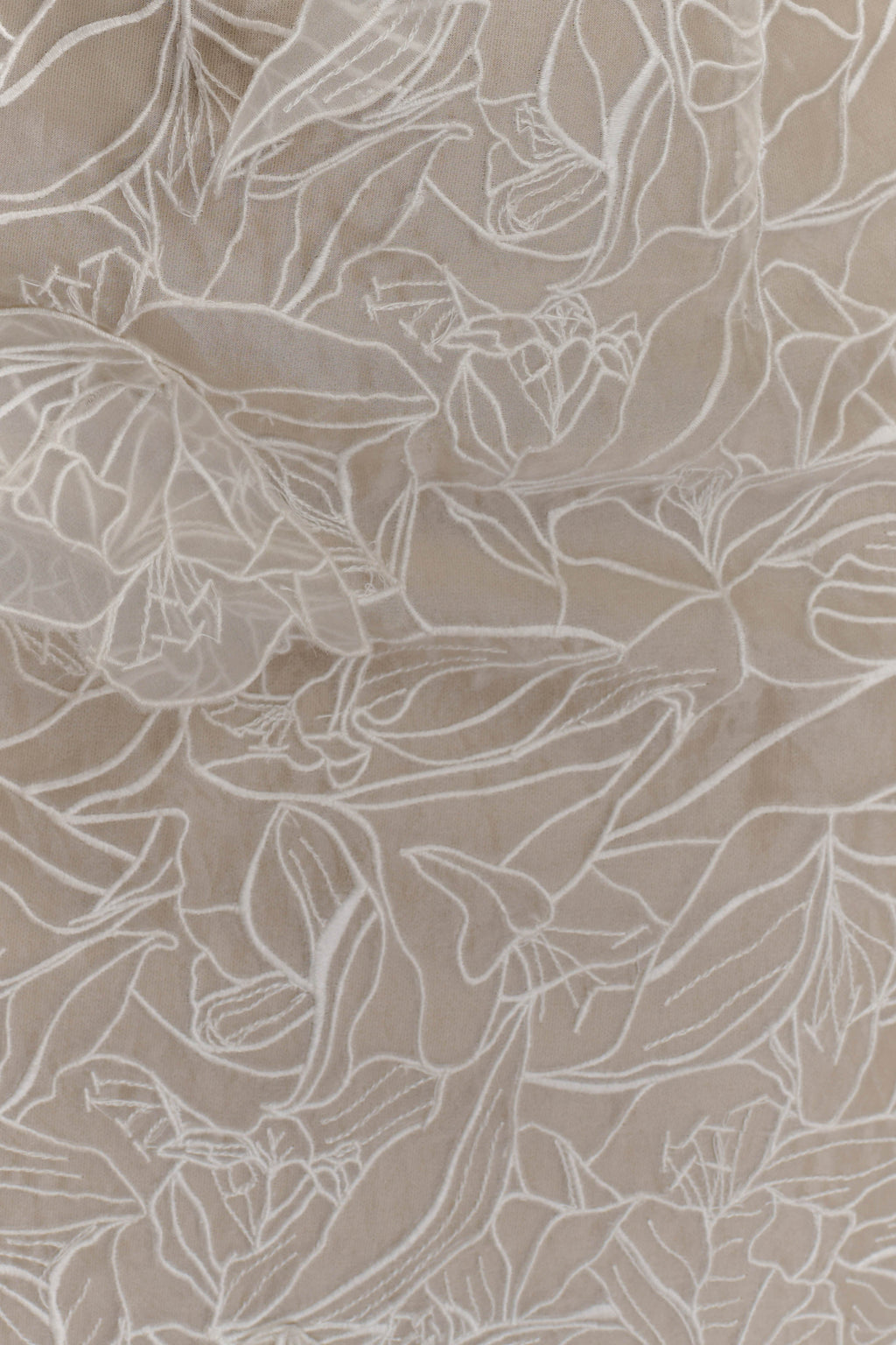 Lenore Silk Lace Halter Midi Dress - Ivory