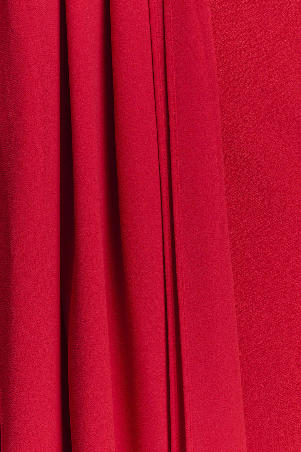 Philippa Knotted Crepe Maxi Dress - Ruby