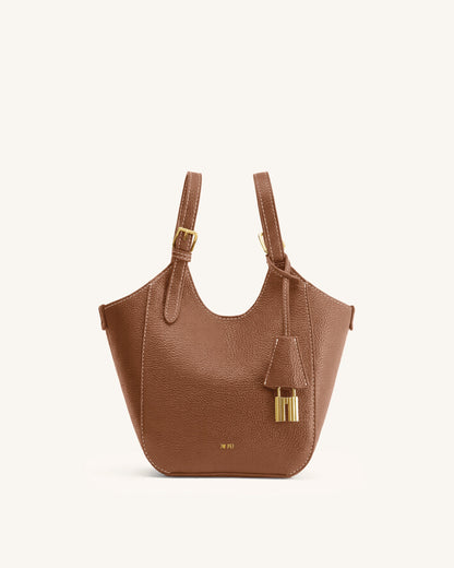 Ines Padlock Tote Bag - Navy