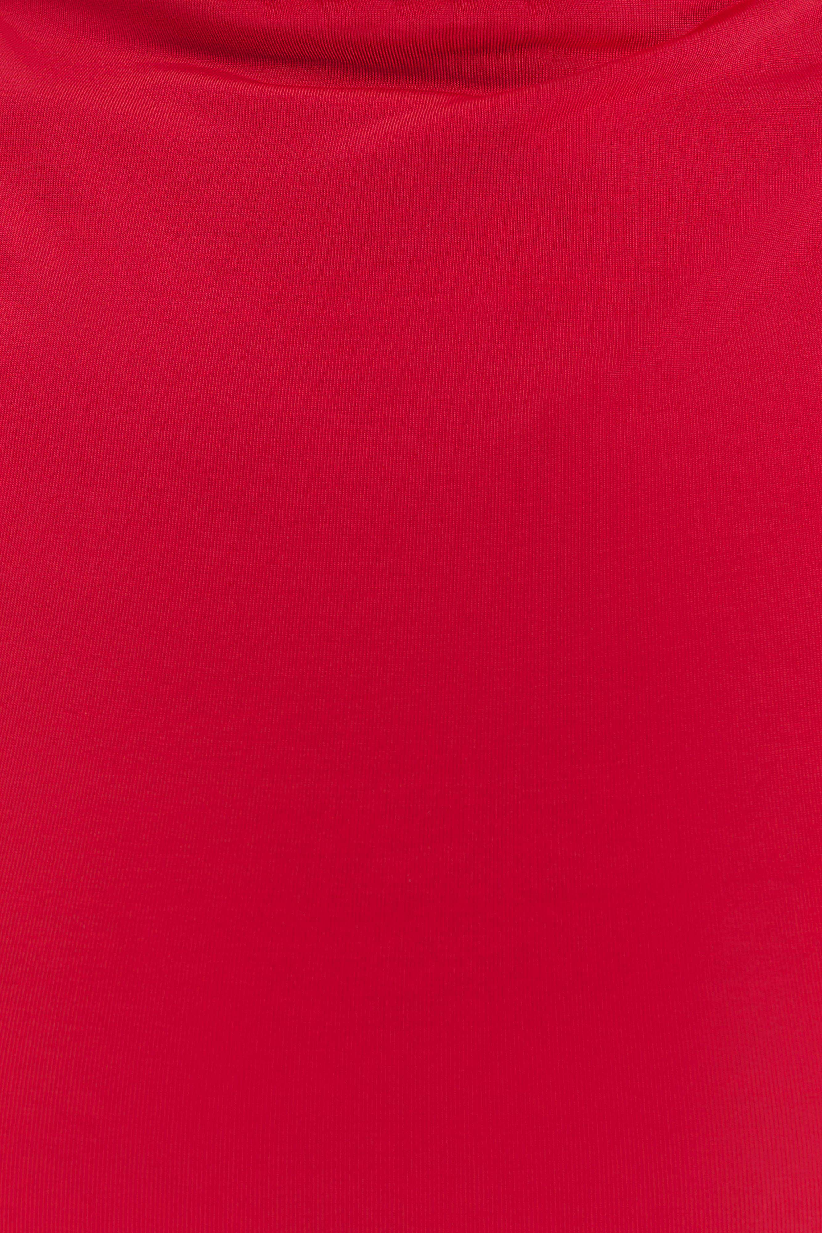 Kiyah Slinky Cut Out Maxi Dress - Red