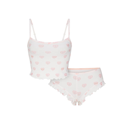 Logo Pointelle Cami Sleep Set