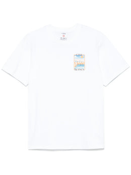 Casablanca Surreal Pool Printed T-Shirt in White
