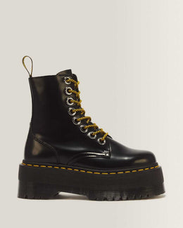 Jadon Max Boot Women's Platforms — BLACK BUTTERO